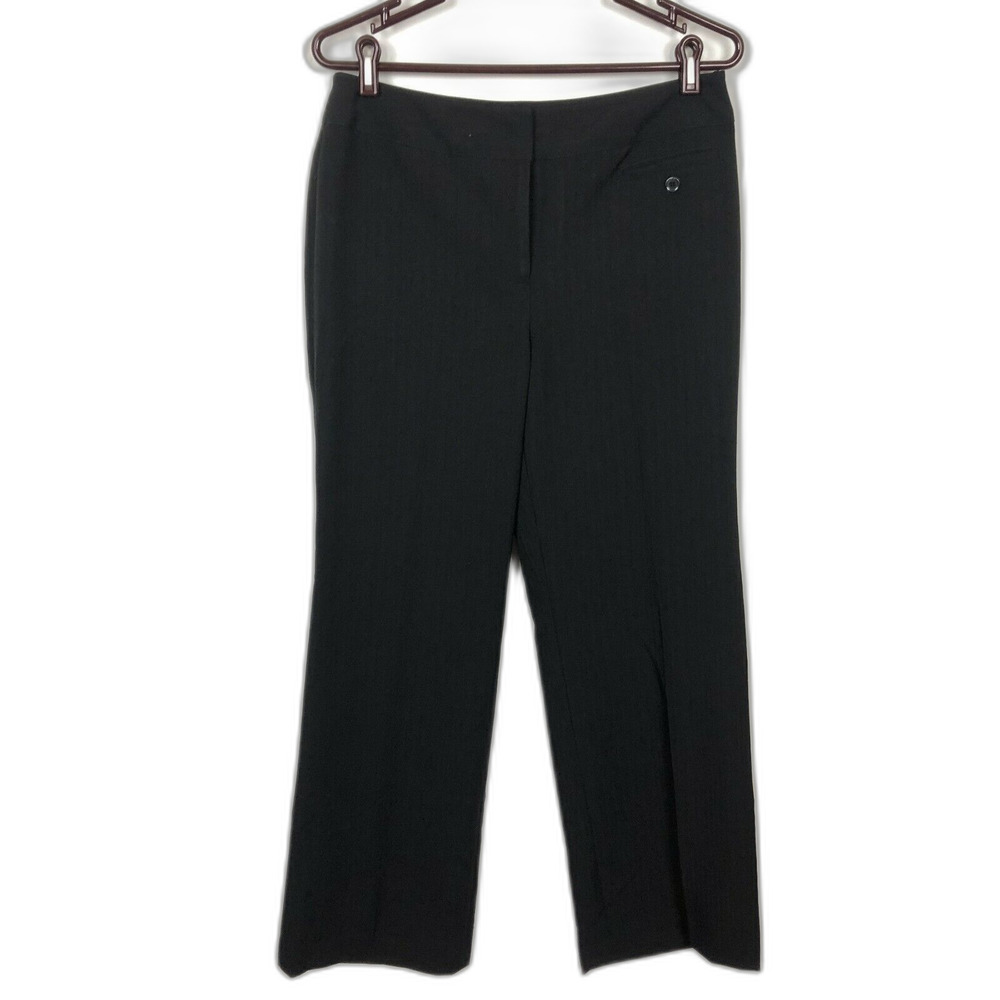Atelier Black Straight Leg Dress Pants Women's Size 8